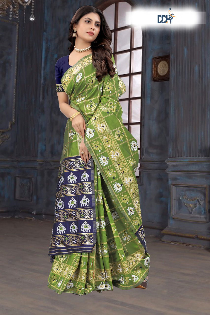 Dhruvi Bandhani Patola Designer Sarees Catalog